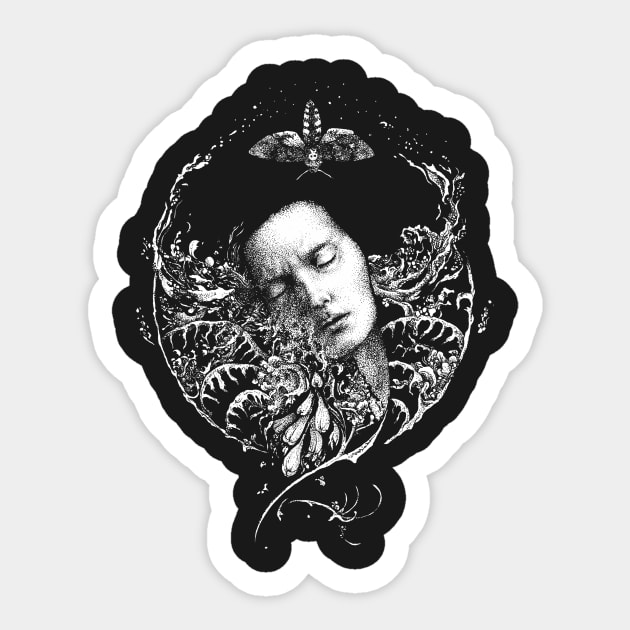 Night Sticker by rottenfantom